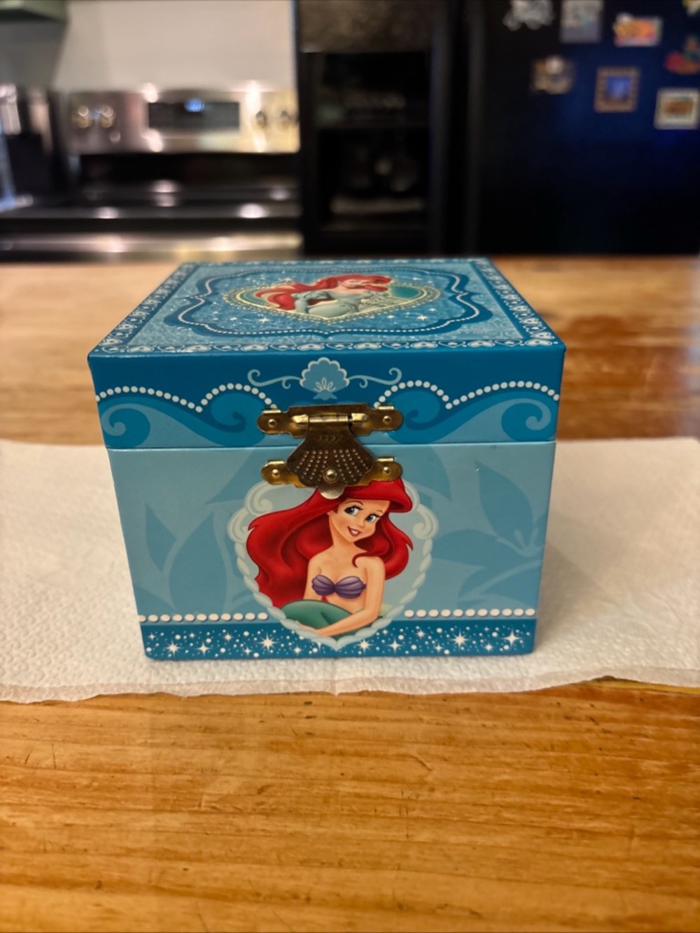 Little Mermaid Disney Parks Princess Ariel Jewelry Music Box Under The Sea 1988